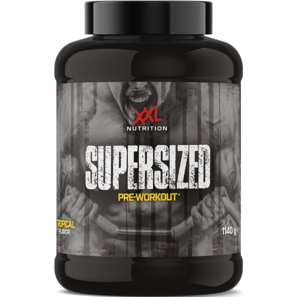 XXL Nutrition - Supersized Pre-Workout - Tropical Smaak - Complete Preworkout Supplement - 1140 gram (30 doseringen)