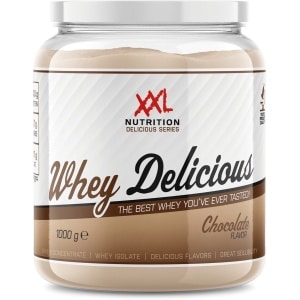 XXL Nutrition - Whey Delicious - Chocolade - Wei Eiwitpoeder met BCAA & Glutamine, Proteïne poeder, Eiwit shake, Whey Protein - 1000 gram