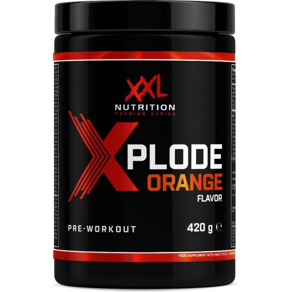 XXL Nutrition - Xplode Pre-Workout - Preworkout Poeder - Orange - 420 gram (60 doseringen)