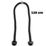 XXL Triceps Touw 120 cm - Extra Lang Fitness Touw voor Tricep Extensions, Face Pulls & Krachttraining - Geschikt voor Kabelmachines & Home Gym