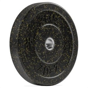 ZEUZ 1 Stuk Halterschijf 15 KG - Gewichten Set - 15kg Bumper Plates voor 50 mm Halter - voor CrossFit & Fitness