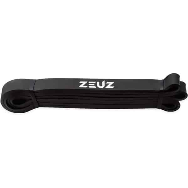 ZEUZ 1 Stuk Weerstandsband Elastiek voor Fitness & CrossFit - Resistance Stretch Power Bands voor Pull Ups, Krachttraining & Stretching - Zwart