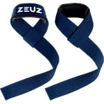 ZEUZ 2 Stuks Lifting & Weightlifting Straps voor Fitness & CrossFit Krachttraining - Sport Wraps - Gewichichtheffen, Deadlift & Snatch - Blauw