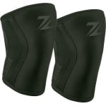 ZEUZ 2 Stuks Premium Knie Brace voor Fitness, CrossFit & Sporten - Knieband Braces - 7 mm - Legergroen - Maat XS