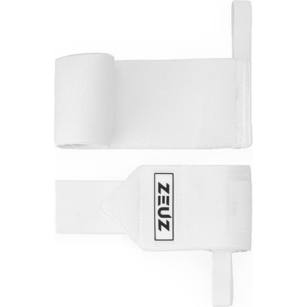 ZEUZ 2 Stuks Wrist Wraps voor Fitness & CrossFit - Polsband voor Links & Rechts - Krachttraining - Polsbrace - Zwart & Wit