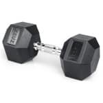 ZEUZ Hexa Dumbbell 1 Stuk 17,5 KG - Hexagon Gewichten - CrossFit, Fitness & Krachttraining Dumbell