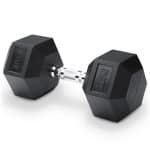 ZEUZ Hexa Dumbbell 1 Stuk 22,5 KG - Hexagon Gewichten - Krachttraining Dumbell geschikt voor CrossFit & Fitness
