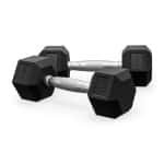 ZEUZ Hexa Dumbbells Set 2 x 4 KG - Dumbell - Hexagon Gewichten Dumbbellset - Krachttraining Dumbellset voor CrossFit & Fitness