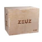 ZEUZ Houten Plyo Box - Box Jump voor Fitness & CrossFit - 3 Hoogtes in 51, 61 & 76 CM - 20, 24, 30 Inch