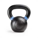ZEUZ Kettlebell 12 KG - Gewichten voor Fitness & CrossFit - Conditie & Krachttraining - Gietijzer - Blauw