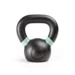 ZEUZ Kettlebell 4 KG - Gewichten voor Fitness & CrossFit - Conditie & Krachttraining - Gietijzer - Lichtgroen