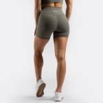 ZEUZ Korte Sport Legging Dames High Waist - Sportkleding & Sportlegging Squat Proof voor Fitness & Crossfit - Hardloopbroek, Yoga Broek - 70% Nylon & 30% Elastaan - Groen - Maat L