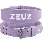 ZEUZ Lifting Belt voor Fitness & CrossFit - Gewichthefriem - Powerlift & Gewichtheffen Riem - Paars - Maat M
