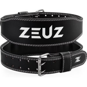 ZEUZ Lifting Belt voor Fitness & CrossFit - Gewichthefriem - Powerlift & Gewichtheffen Riem - Zwart - Maat S