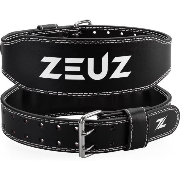 ZEUZ Lifting Belt voor Fitness & CrossFit - Gewichthefriem - Powerlift & Gewichtheffen Riem - Zwart - Maat S