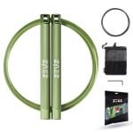 ZEUZ Professioneel Springtouw voor CrossFit & Fitness - Verstelbaar - Speed Rope - Volwassenen - Groen