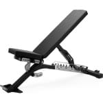 ZEUZ Professionele Halterbank voor Fitness & CrossFit - Fitnessbank & Trainingsbank - Bench Press - In 18 Standen Verstelbaar - Zwart