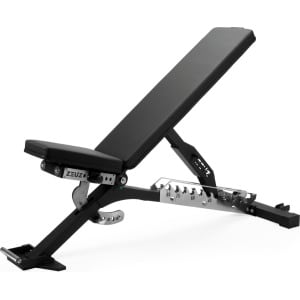 ZEUZ Professionele Halterbank voor Fitness & CrossFit - Fitnessbank & Trainingsbank - Bench Press - In 18 Standen Verstelbaar - Zwart