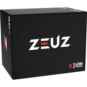 ZEUZ Soft Plyo Box - Zachte Box Jump voor Fitness & CrossFit - 3 Hoogtes in 51, 61 & 76 CM - 20, 24, 30 Inch