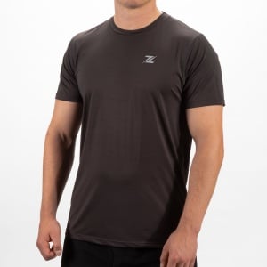 ZEUZ Sport T-Shirt Heren - Sportkleding Man - Fitnesskleding - Jongens Kleding voor Fitness, CrossFit & Gym - Bruin - Maat XXL