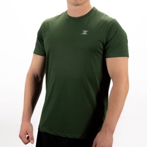 ZEUZ Sport T-Shirt Heren - Sportkleding Man - Fitnesskleding - Jongens Kleding voor Fitness, CrossFit & Gym - Groen - Maat XXL