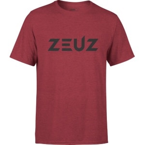 ZEUZ Sport T-Shirt Unisex - Sportkleding Man & Vrouw - Fitnesskleding Heren & Dames - Jongens & Dames Kleding voor Fitness, CrossFit & Gym - Maat XXL - Rood
