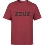 ZEUZ Sport T-Shirt Unisex - Sportkleding Man & Vrouw - Fitnesskleding Heren & Dames - Jongens & Dames Kleding voor Fitness, CrossFit & Gym - Maat S - Rood
