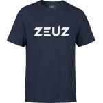 ZEUZ Sport T-Shirt Unisex - Sportkleding Man & Vrouw - Fitnesskleding Heren & Dames - Jongens & Dames Kleding voor Fitness, CrossFit & Gym - Maat XL - Marineblauw