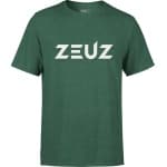 ZEUZ Sport T-Shirt Unisex - Sportkleding Man & Vrouw - Fitnesskleding Heren & Dames - Jongens & Dames Kleding voor Fitness, CrossFit & Gym - Maat S - Groen