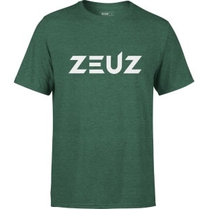 ZEUZ Sport T-Shirt Unisex - Sportkleding Man & Vrouw - Fitnesskleding Heren & Dames - Jongens & Dames Kleding voor Fitness, CrossFit & Gym - Maat S - Groen