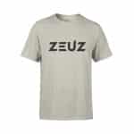 ZEUZ Sport T-Shirt Unisex - Sportkleding Man & Vrouw - Fitnesskleding Heren & Dames - Jongens & Dames Kleding voor Fitness, CrossFit & Gym - Maat XXL - Sand / Beige