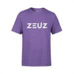 ZEUZ Sport T-Shirt Unisex - Sportkleding Man & Vrouw - Fitnesskleding Heren & Dames - Kleding voor Fitness, CrossFit & Gym - Maat S - Paars
