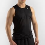 ZEUZ Sport Tanktop Heren - Sportkleding Man - Fitnesskleding - Jongens Kleding voor Fitness, CrossFit & Gym - Zwart - Maat XXL
