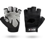 ZEUZ Sport & Fitness Handschoenen Dames & Heren - voor Krachttraining, Gym & CrossFit Training - Grijs & Zwart - Gloves voor meer grip en bescherming tegen blaren & eelt - Maat S