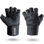 ZEUZ Sport & Fitness Handschoenen Heren & Dames - Krachttraining Artikelen - Geschikt voor Gym & CrossFit Training - Zwart - Maat S
