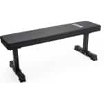 ZEUZ Vlakke Halterbank voor Fitness & CrossFit - Flat Bench - Fitnessbank & Trainingsbank - Bench Press - Draagkracht 310 KG Zwart