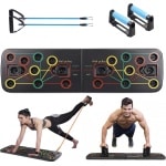 ZYLARO Push up bord, Opdruksteunen, Krachttraining, Opdruk Bord, Home Workout, Fitness, Inclusief Weerstandsbanden