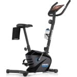 Zipro Beat Hometrainer Magnetische Fiets, Hartslagsensoren, Gemakkelijk te transporteren, Antislippedalen, Flessenhouder, Homegym, Stabiele structuur, Max. gebruikersgewicht 120 kg, zwart en grijs