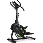 Zipro Climber Magnetische Crosstrainer, Hartslagsensoren, Gemakkelijk te transporteren, Antislippedalen, Flessenhouder, Homegym, Stabiele structuur, Max. gebruikersgewicht 120 kg, zwart en groen