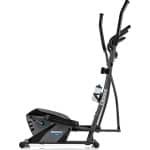 Zipro Shox Magnetische Crosstrainer, Hartslagsensoren, Gemakkelijk te transporteren, Antislippedalen, Flessenhouder, Homegym, Stabiele structuur, Max. gebruikersgewicht 120 kg, zwart en grijs