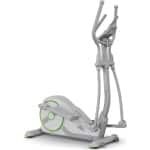 Zipro Wave White Elektromagnetische Crosstrainer, Hartslagsensoren, Gemakkelijk te transporteren, Antislippedalen, Flessenhouder, Homegym, Stabiele structuur, Max. gebruikersgewicht 120 kg, wit en groen