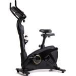 Zipro iConsole+ Rook Gold Hometrainer Elektromagnetische Fiets, Hartslagsensoren, Gemakkelijk te transporteren, Antislippedalen, Flessenhouder, Homegym, Stabiele structuur, Max. gebruikersgewicht 150 kg, zwart en goud