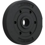 Zipro® Composiet Halterschijf 1,25kg ⌀31 mm - Halter gewichten - Kunststof - Geschikt voor Krachttraining, Fitness, CrossFit & Functional Training - Sport Gewichten voor Thuis - Gewicht Schijf - Zwart