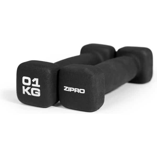 Zipro® Halter 2x1kg - Neopren Dumbbell - Stabiele Zeshoekige Vorm - Duurzaam en Comfortabel - Halter Gewicht voor Fitness - Hand Gewichten - Veelzijdig en Betrouwbaar voor Krachttraining