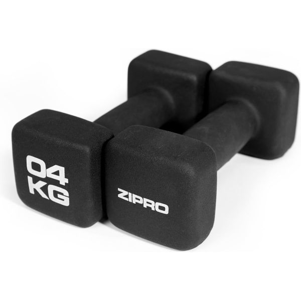 Zipro® Halter 2x4kg - Neopren Dumbbell - Stabiele Zeshoekige Vorm - Duurzaam en Comfortabel - Halter Gewicht voor Fitness - Hand Gewichten - Veelzijdig en Betrouwbaar voor Krachttraining
