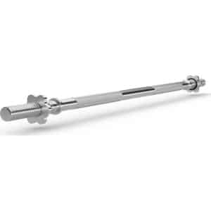 Zipro® Halterstang 120cm ⌀28mm - Schroefsluiting Star Lock - Barbell - Gewichtenstang - halters en gewichten - Geschikt voor Krachttraining, Fitness, CrossFit & Functional Training - Sport Gewichten voor Thuis