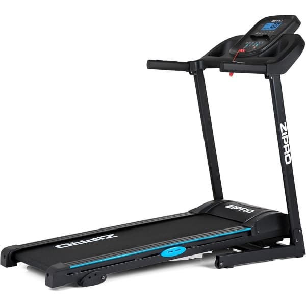 Zipro® Tekno Elektrische Loopband 1-14 km/h - Wandelband - 3 Hellingsniveaus - 12 Programma's - Cardiotraining - LCD-display - Eenvoudig opvouwen naar een verticale positie - Nauwkeurige gegevensmeting - Ingebouwde luidsprekers