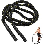 Zware 13 kg gewogen springtouw voor fitness - volwassenen - gevechtstouwen - totale lichaamstraining - krachttraining - sportschool - kracht verbeteren