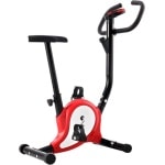 vidaXL - Hometrainer - met - bandweerstand - rood