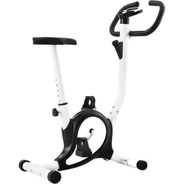 vidaXL - Hometrainer - met - bandweerstand - zwart